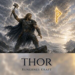 THOR krystalsæt med Sort Turmalin, Rød Jaspis og Tigerøje
