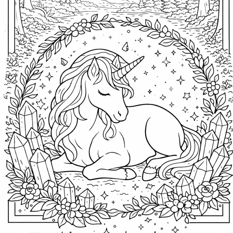 Crystal Doodles - Magic Unicorns