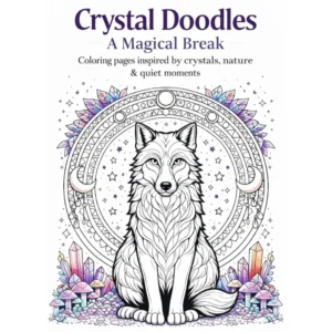 Crystal Doodles krystal malebog til mindfulness