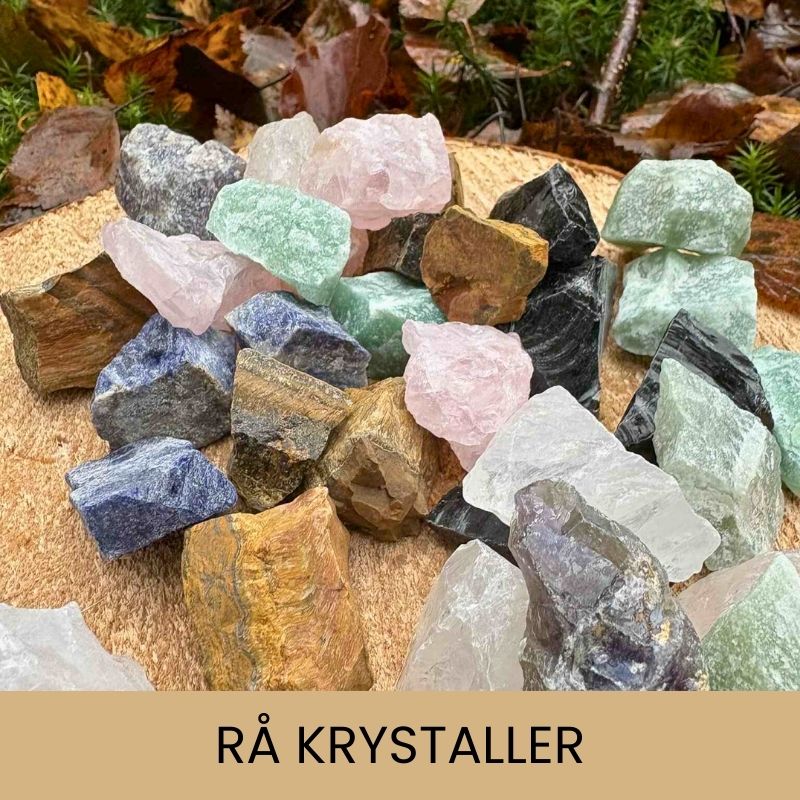 Se vores flotte Rå krystaller her