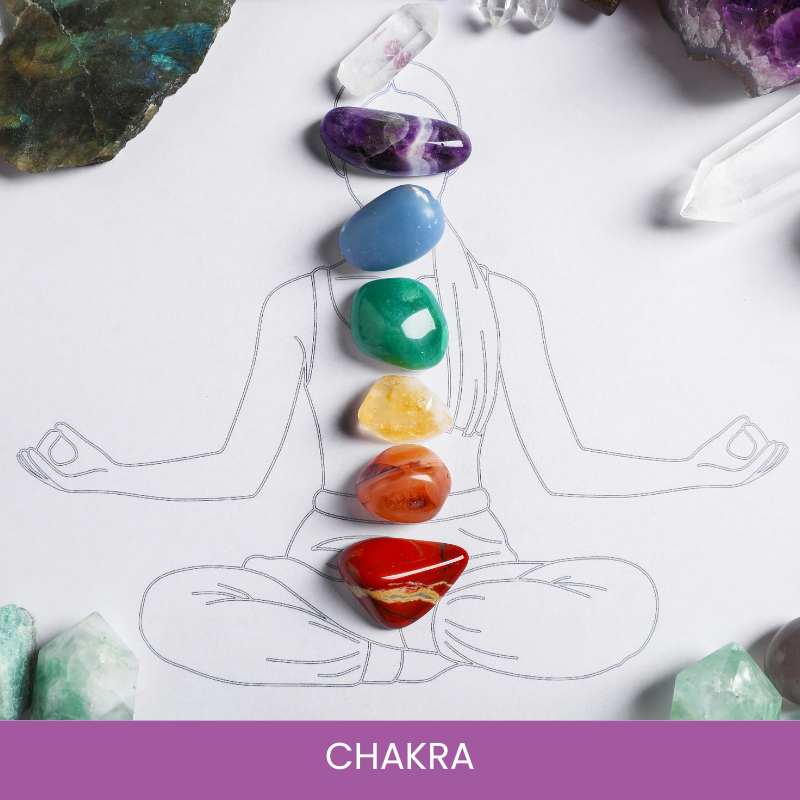 Chakra krystalsæt