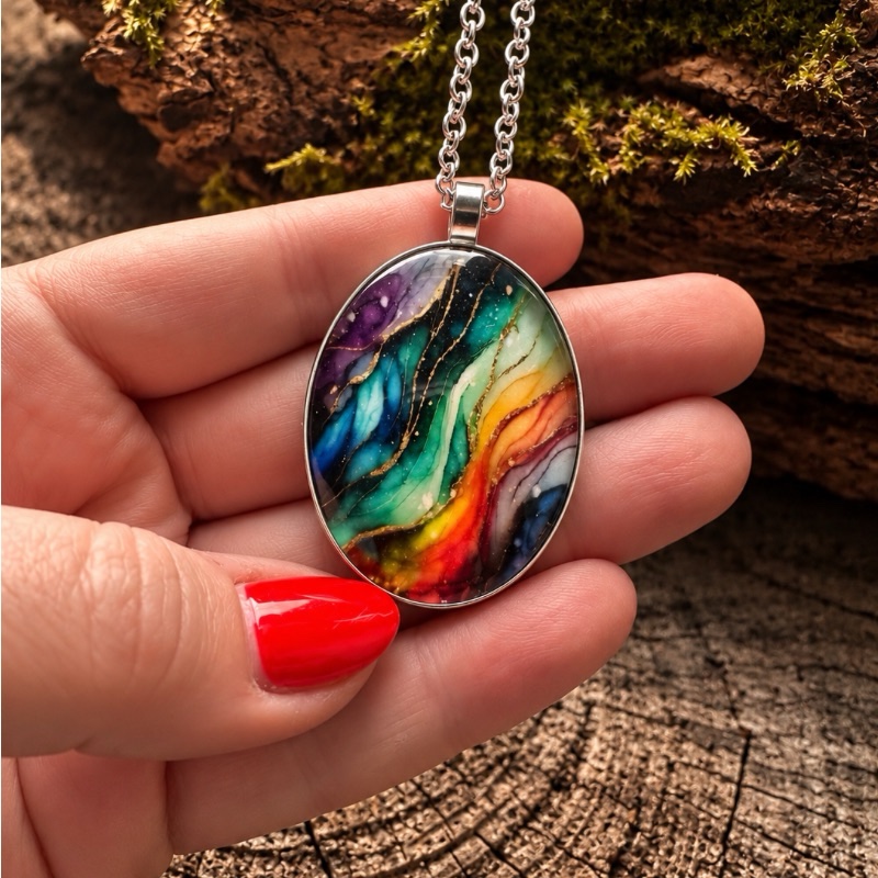 Cosmic Energy – medaljon i stål