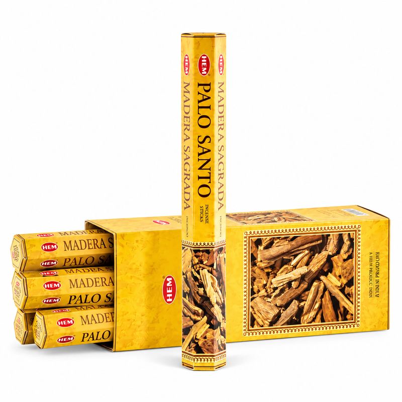 HEM Palo Santo røgelsespinde med kasse og rør