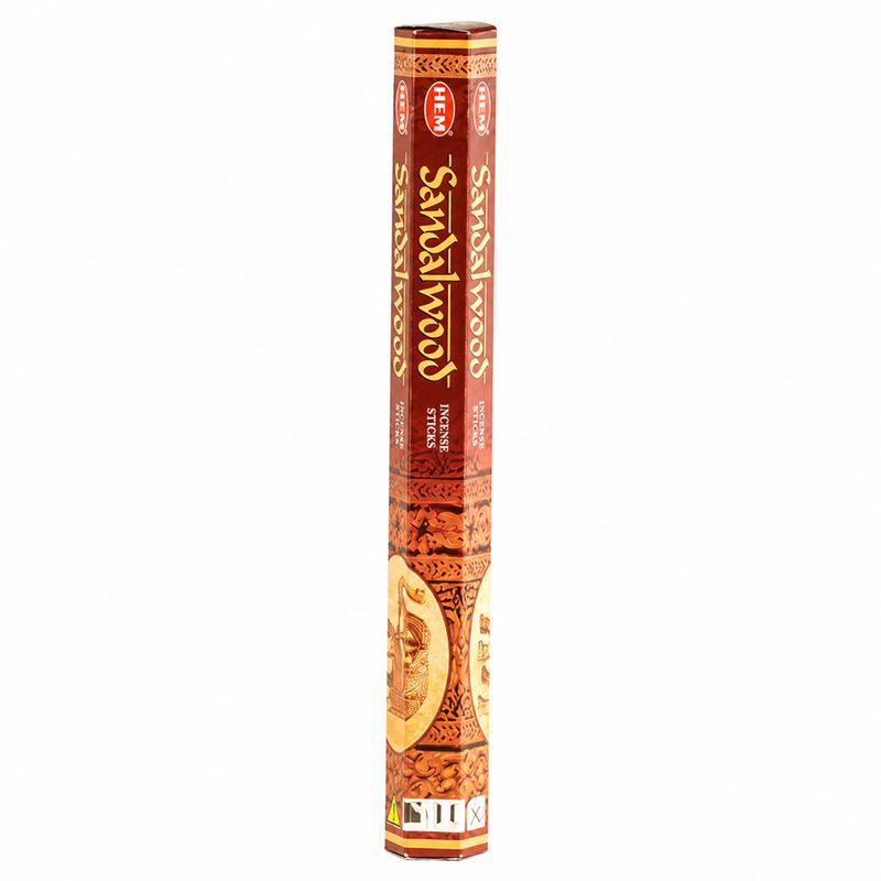 HEM Sandalwood røgelsespinde i enkelt rør med 20 pinde
