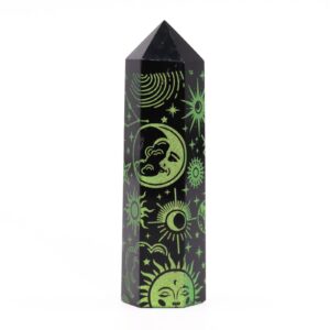 Sort Obsidian Spids – Mystic Story Forest Green